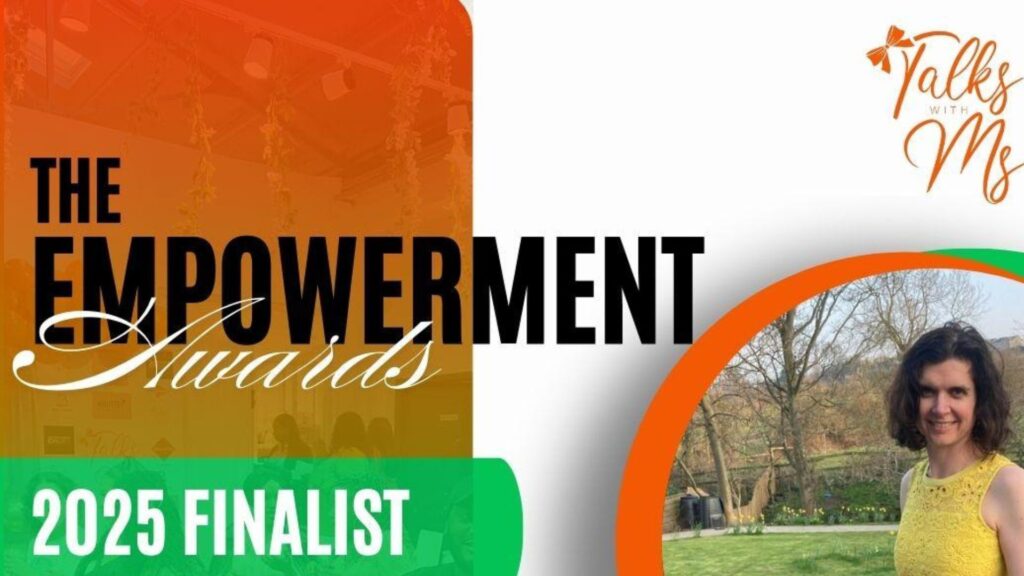 The Empowerment Awards 2025 Finalist graphic featuring Katy Deacon